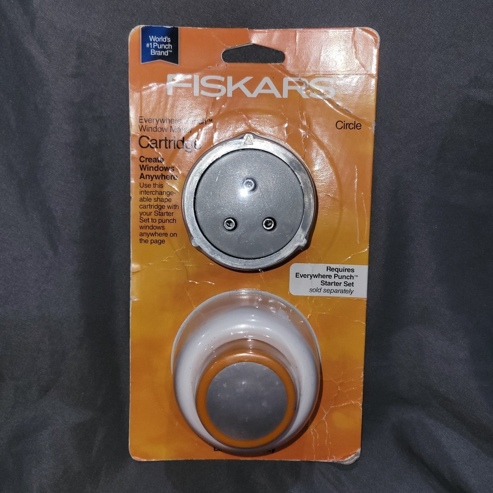 Fiskars 01-005564 Everywhere Punch 2" / 5 cm Circle Punch Cartridge ~ NOS SEALED